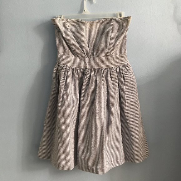 Jolie & Elizabeth strapless seersucker dress - Picture 4 of 7